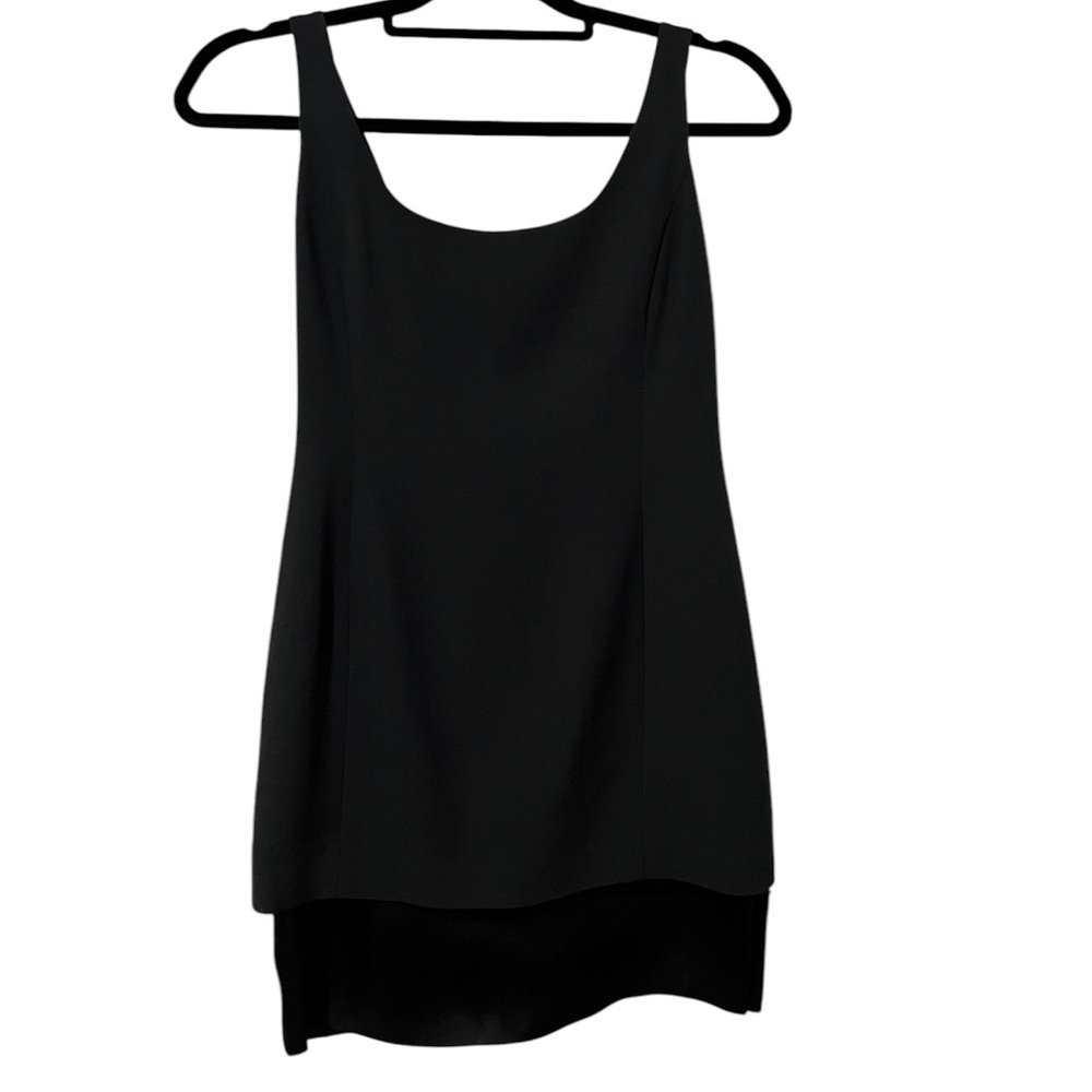 VTG Anne Klein Wool Blend Black Dress (Size 2P)